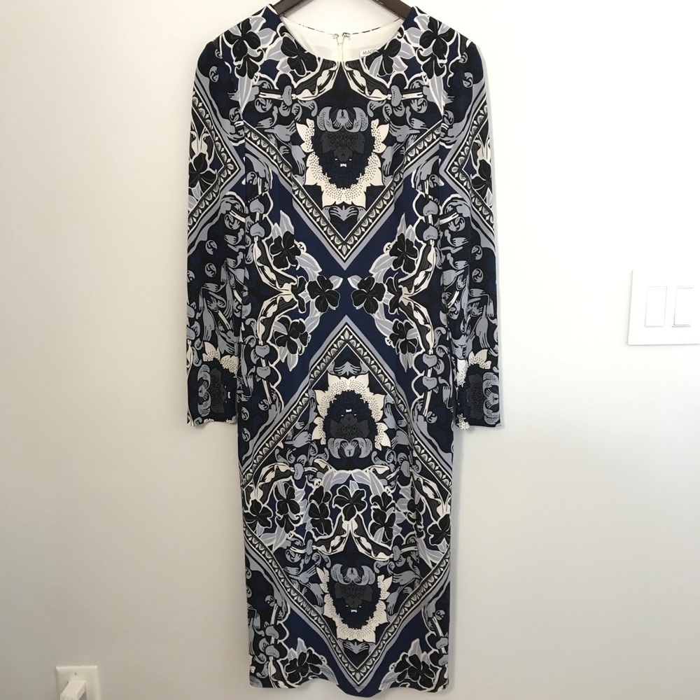 NWOT Maggy London Printed Jersey Midi